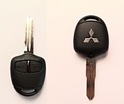 Ключ Mitsubishi / Митсубиси С электроникой, 2 кнопки 2500 р